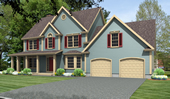 colonial house plan 9333-CL